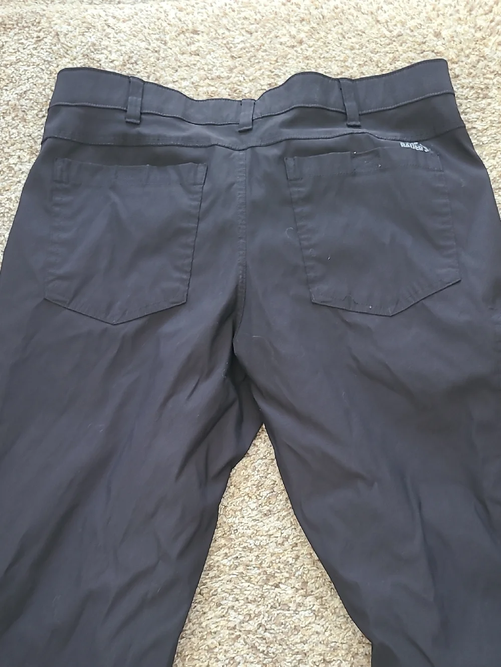 Eddie Bauer Rainier Tech Black Cargo Travel Pants
